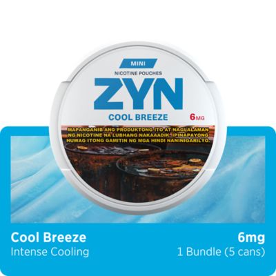 ZYN COOL BREEZE MINI 6MG CAN BUNDLE