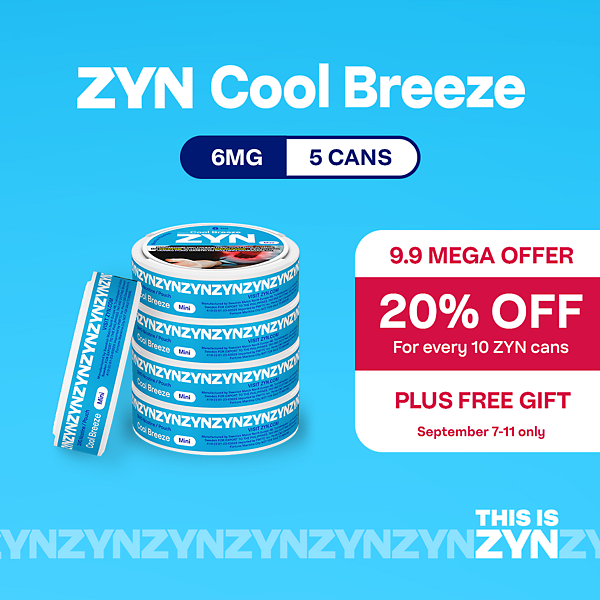 ZYN COOL BREEZE MINI 6MG CAN BUNDLE (Cool Breeze)