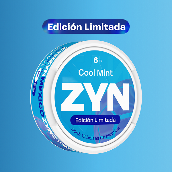 ZYN COOL MINT LATA STRONG 6 MG  