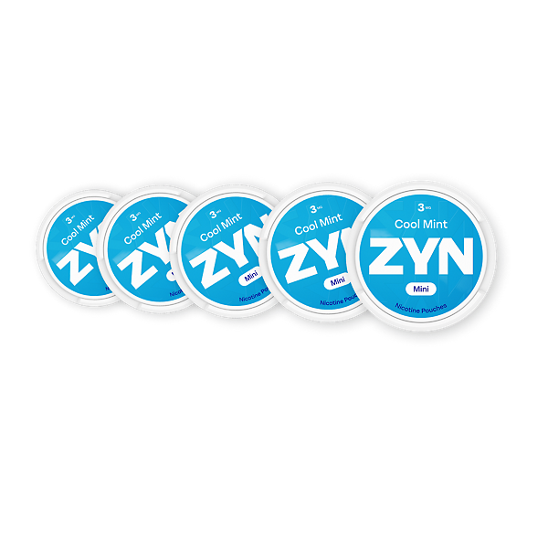 ZYN Cool Mint 3mg (5 boites)   ZYN Cool Mint 3mg (5 boites)