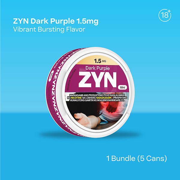 ZYN DARK PURPLE MINI 1.5MG CAN BUNDLE  