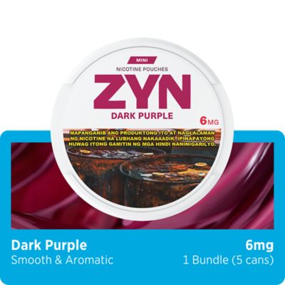 ZYN DARK PURPLE MINI 6MG BUNDLE (Zyn Black Cherry)