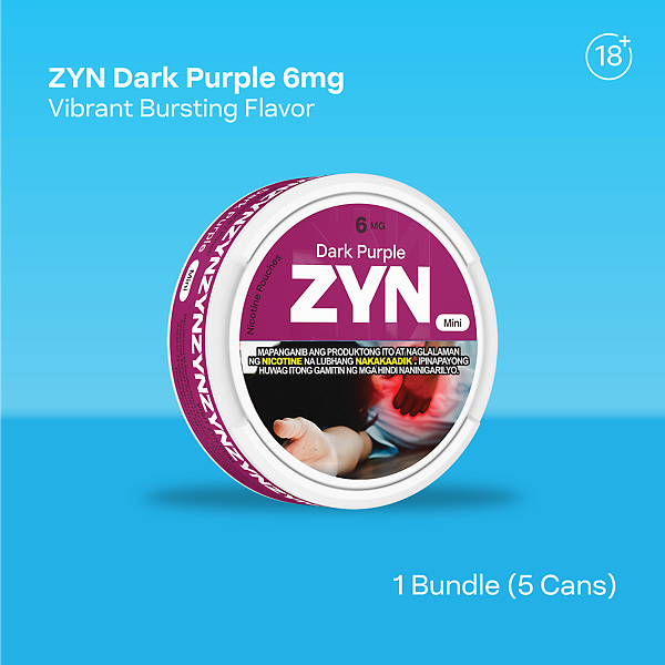 ZYN DARK PURPLE MINI 6MG BUNDLE  