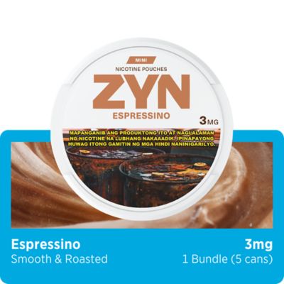 ZYN ESPRESSINO MINI 3MG CAN BUNDLE