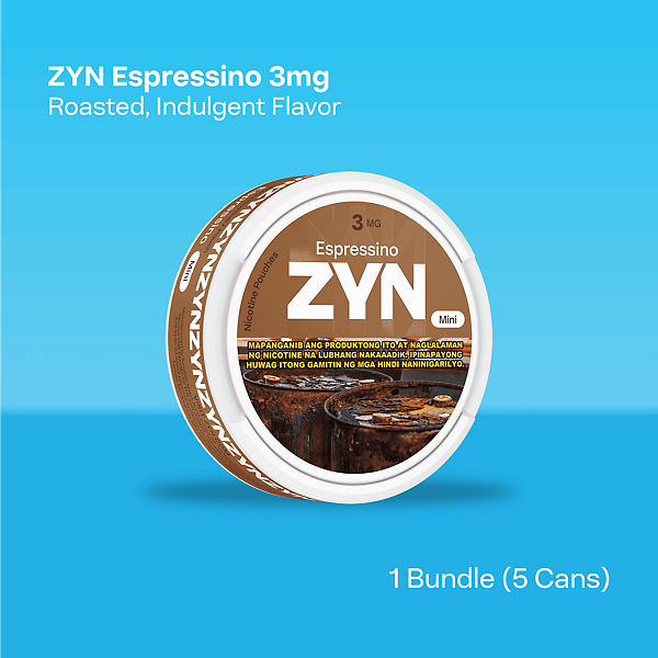 ZYN ESPRESSINO MINI 3MG CAN BUNDLE (Espressino)