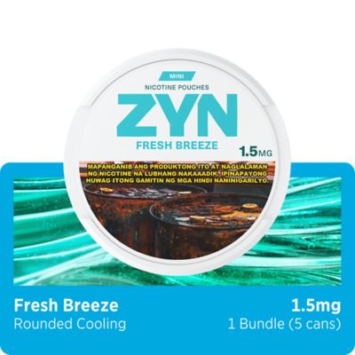 ZYN FRESH BREEZE MINI 1.5MG CAN BUNDLE