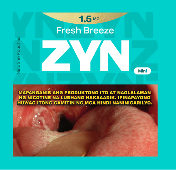 ZYN FRESH BREEZE MINI 1.5MG SACHET 