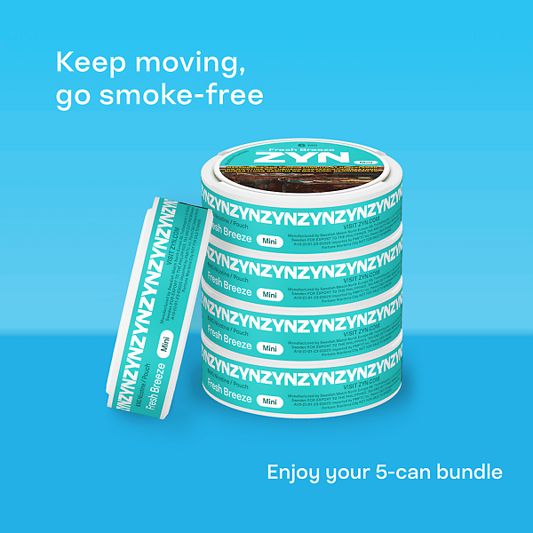 ZYN FRESH BREEZE MINI 6MG BUNDLE (SPEARMINT)
