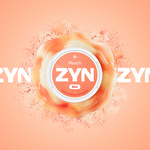 ZYN PEACH LATA STRONG 6 MG  