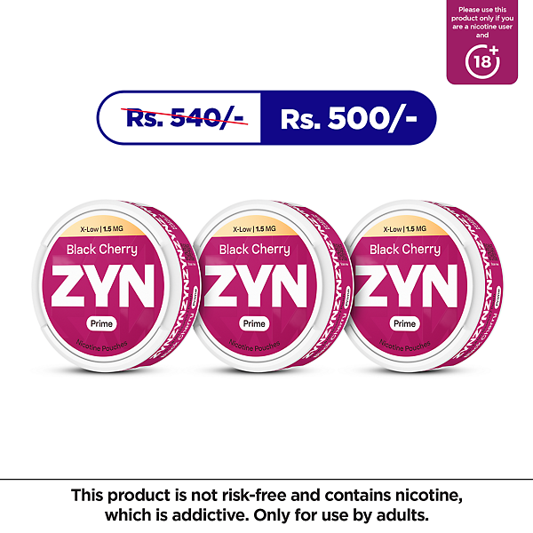 ZYN Prime Black Cherry Bundle (1.5mg)  