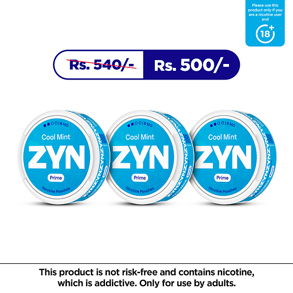 ZYN Prime Cool Mint Bundle (6mg)  