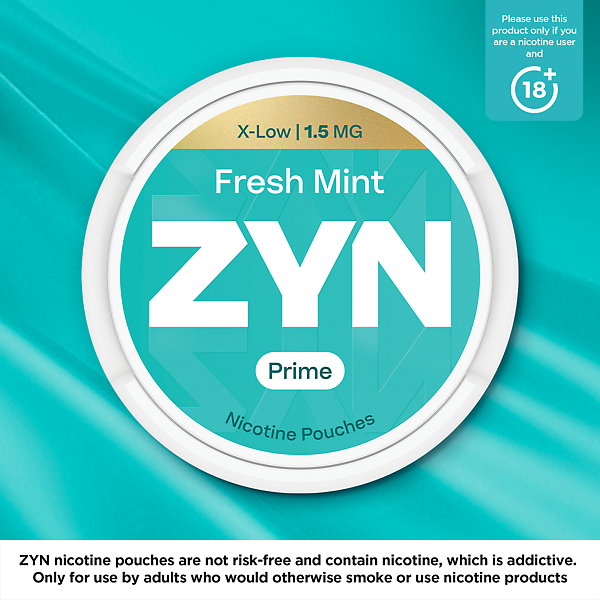 ZYN Prime Fresh Mint (1.5mg)  