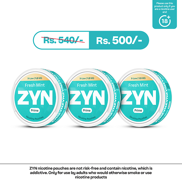 ZYN Prime Fresh Mint Bundle (1.5mg)  