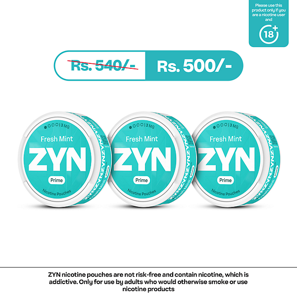 ZYN Prime Fresh Mint Bundle (3mg)  