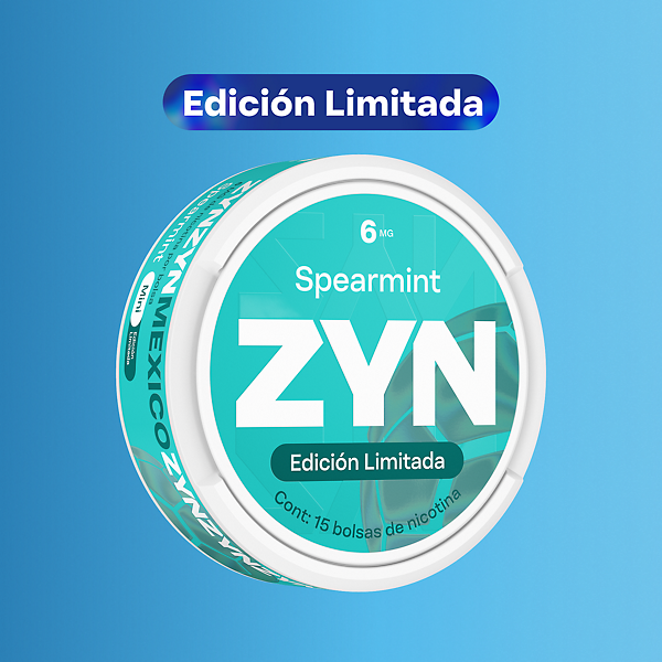 ZYN SPEARMINT LATA STRONG 6 MG  