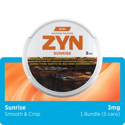 ZYN SUNRISE MINI 3MG CAN BUNDLE