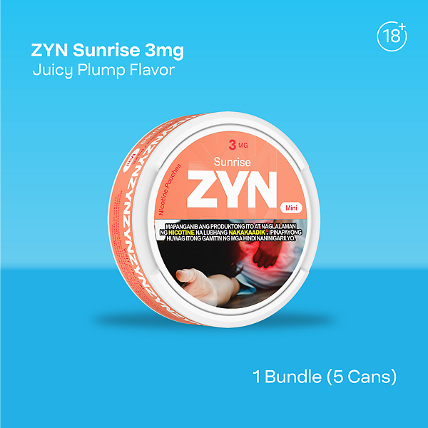 ZYN SUNRISE MINI 3MG CAN BUNDLE (Sunrise)