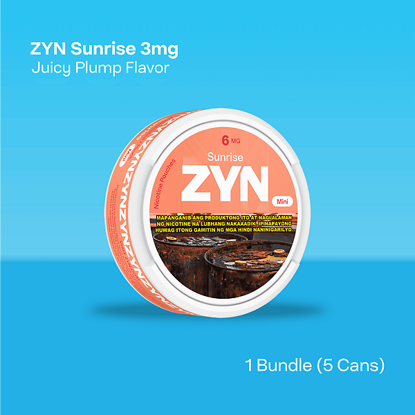 ZYN SUNRISE MINI 6MG CAN BUNDLE (ZYN SUNRISE)