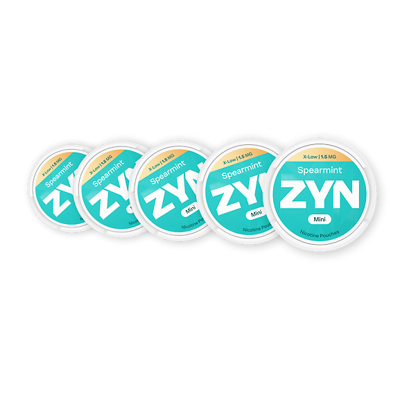 ZYN Spearmint Mini 1.5mg (5 boites)   ZYN Spearmint Mini 1.5mg (5 boites)