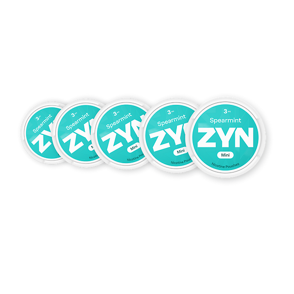 ZYN Spearmint Mini 3mg (5 boites)   ZYN Spearmint Mini 3mg (5 boites)