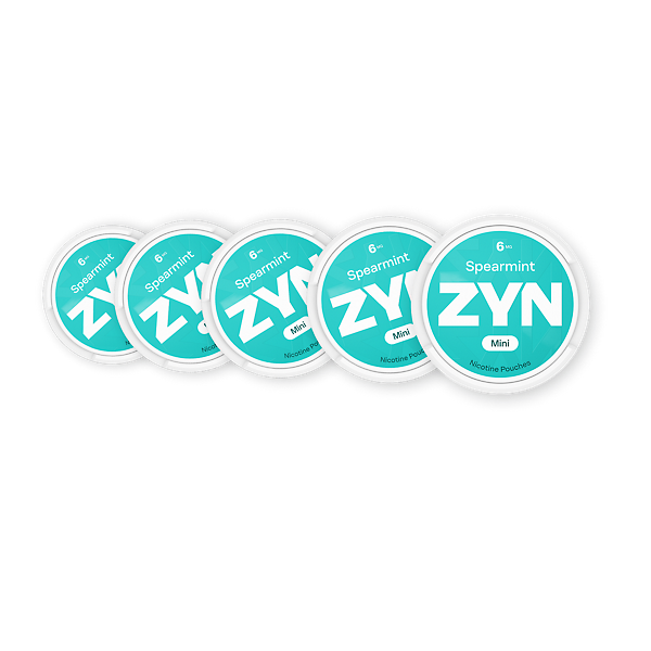 ZYN Spearmint Mini 6mg (5 boites)   ZYN Spearmint Mini 6mg (5 boites)
