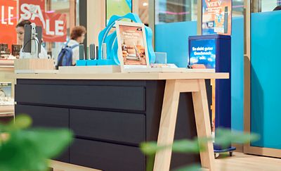 Ansicht vom Shop-in-Shop Augsburg