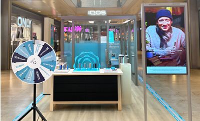 Ansicht vom Shop-in-Shop München Olympia Einkaufszentrum