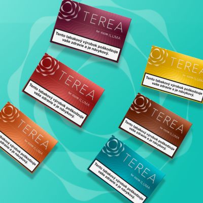 Krabičky tabakových náplní TEREA