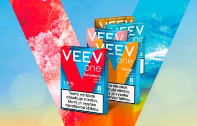 Päť krabičiek príchutí VEEV ONE
