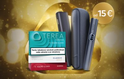 Zariadenia IQOS ILUMA i s troma krabičkami náplníTEREA, DELIA aleboLEVIA teraz už od 15 €