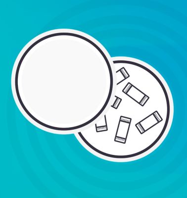 Ilustrácia nikotínových vrecúšok