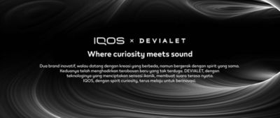 koleksi iqos iluma i dan devialet speaker