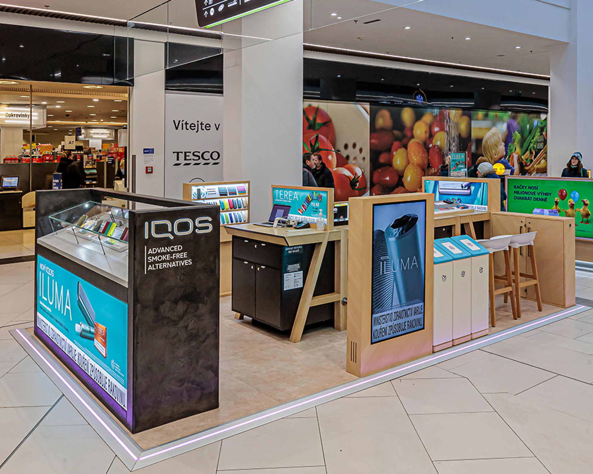 Store Detail IQOS stánek OC FORUM LIBEREC