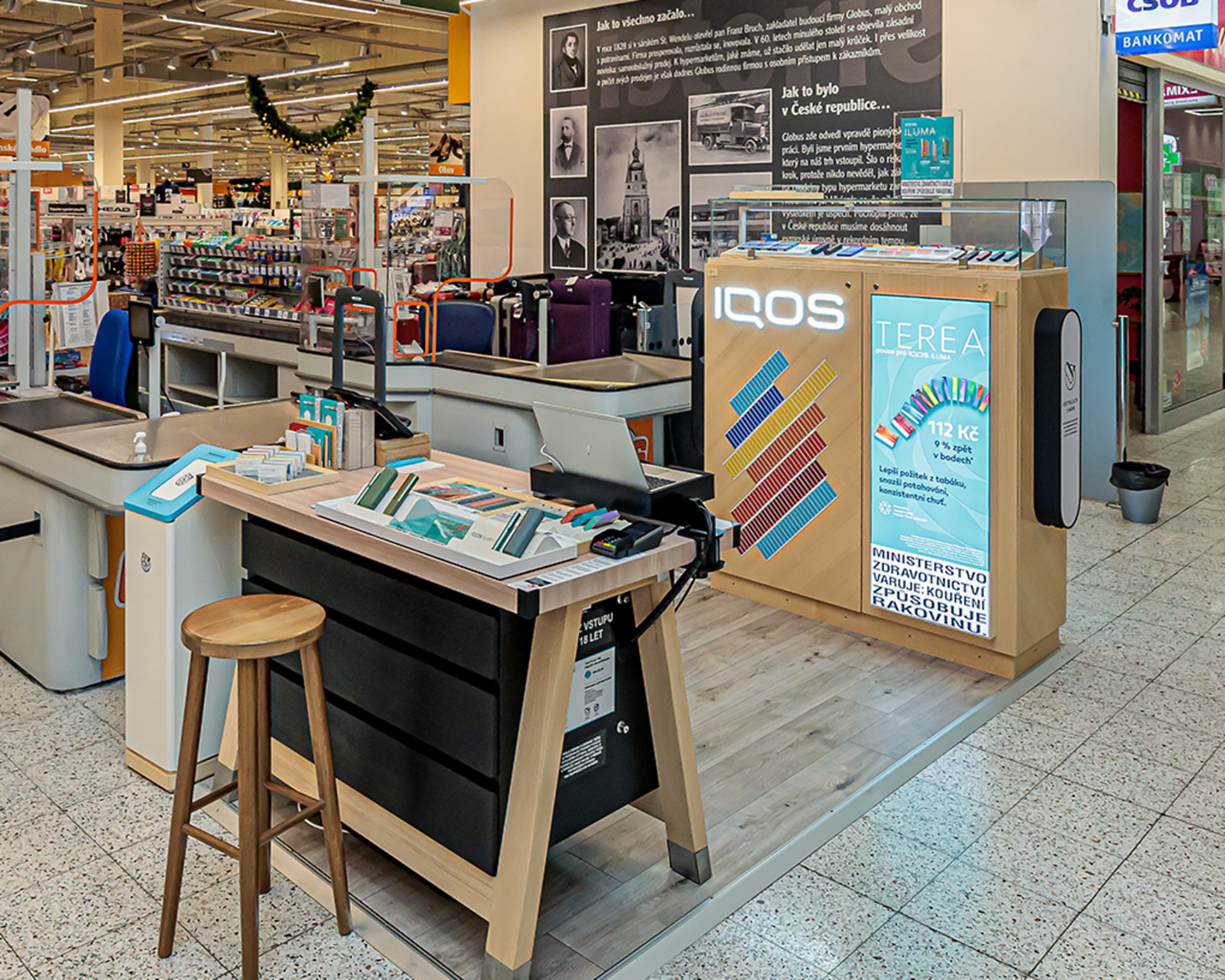 IQOS store Chomutov Globus