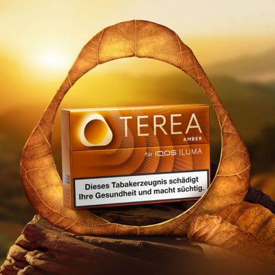 IQOS TEREA Amber Packung
