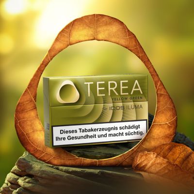 IQOS TEREA Yellow Green Packung
