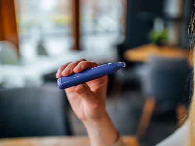 A close-up of a tobacco tree leaf