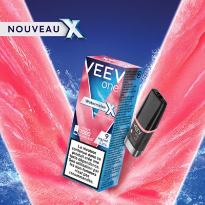image de la saveur Pastèque X VEEV ONE en 9mg/ml sur son fond de saveur