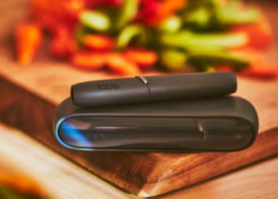 An IQOS 3 DUO Holder and Pocket Charger.